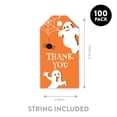 thumbnail image 5 of Koyal Wholesale 100-Pk Scary Ghosts Halloween Gift Tags With String, Favor Bag Tags Halloween Decorations 2 x 3.75 inch, 5 of 5