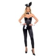 thumbnail image 1 of Déguisement Classique de Compagnon de Jeu pour Femme, Lapin Noir, 1 of 1