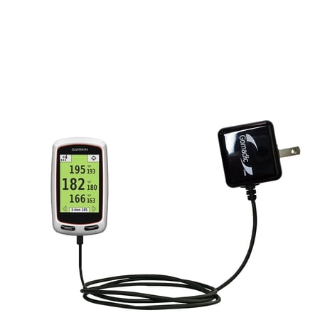 Gomadic Intelligent Compact AC Home Wall Charger suitable for the Garmin Approach G7 - High output power with a convenient, foldable plug design - Use