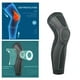thumbnail image 3 of de compresión de pierna para mujeres y hombres, correas de pierna y pantorrilla extra para baloncesto, fútbol, Negro M, 3 of 9