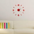 thumbnail image 2 of Wall Watch Decor, Easy To Install And Remove 3D Wall Clock Sticker 3D Style With Elegant Appearance Self-Adhesive Design For Home Bedroom Kitchen Dining Room, 2 of 8
