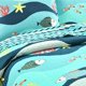 thumbnail image 2 of Lush Decor Juego de Edredón Reversible con Motivos Marinos para Niños, 2 of 4