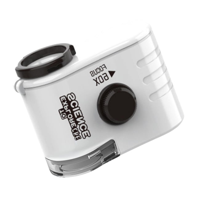 Mini Microscopio 60x Microscopio de mano Portable para estudiantes Ciencias adultos 8612