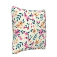 thumbnail image 2 of Bingfone Cute Flower Linen Throw Pillow Covers Cushion Case Pocket Button Vintage Farmhouse Pillowcase for Sofa Couch Bed 20"x20", 2 of 9