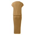 thumbnail image 5 of Women's 2 Piece Sweater Sets Outfits Knit Vest Pullover Bodycon Maxi Skirts Loungewear Long Dress Semi Formal Jacket Dress plus Size Woman Set Skirt Womens Work Skirts Womens Formal Pants Pencil Skirt, 5 of 5