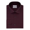 CALVIN KLEIN Mens Burgundy Non Iron Dress Shirt L 16- 32/33