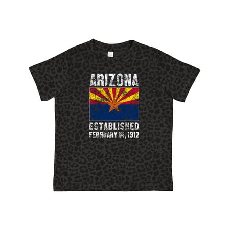 

Inktastic Established February 14 1912 Arizona Flag Gift Toddler Boy or Toddler Girl T-Shirt