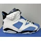 thumbnail image 2 of Ni - ke Air Jordan Retro 6 UNC University Blue White Shoes CT8529-410 Men Size 11, 2 of 5