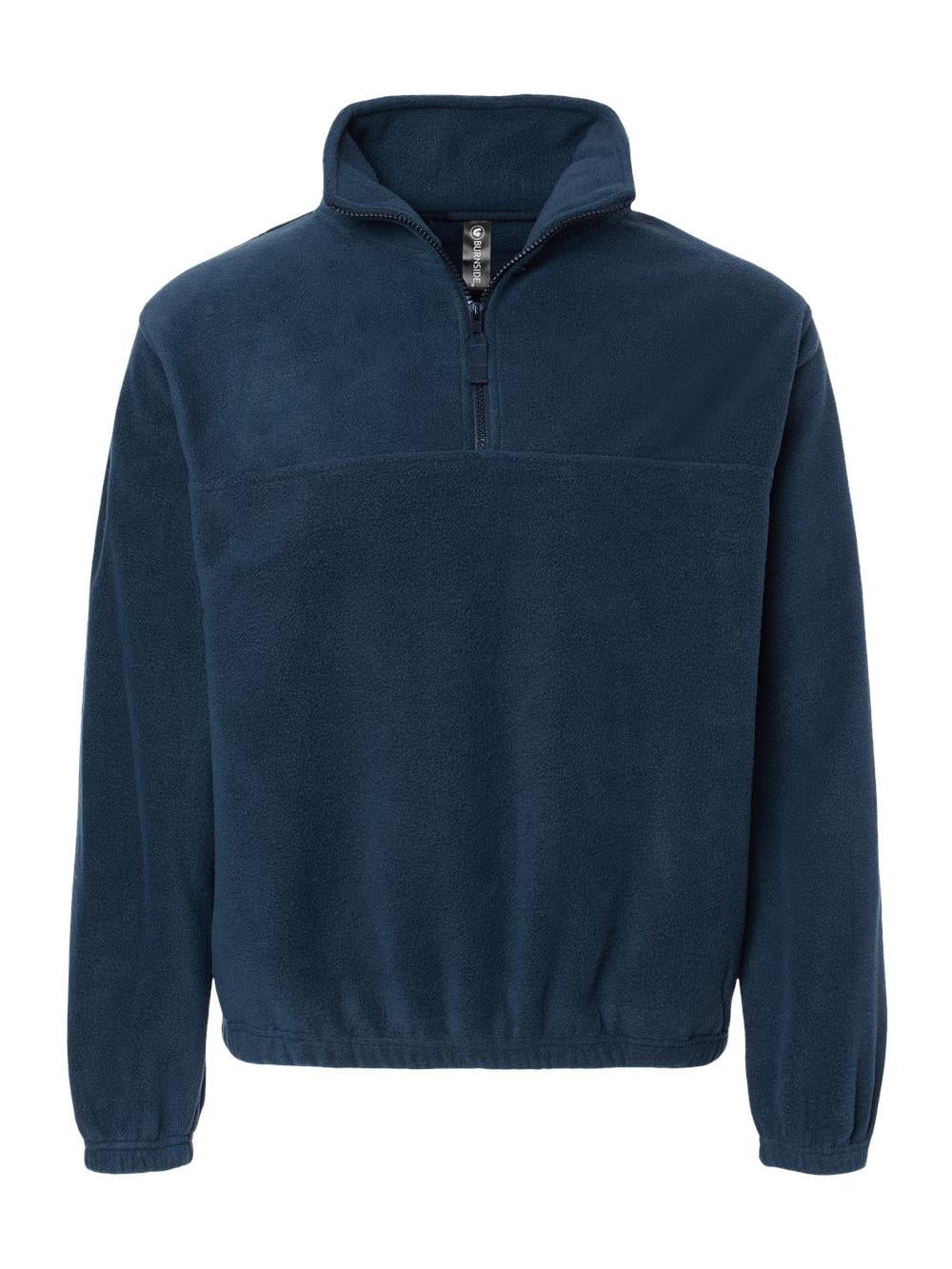 Burnside polar fleece quarter zip pullover 3052 Clearance