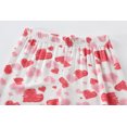 thumbnail image 6 of FEDPOP Toddler Girls Pajamas Bamboo Viscose Kids Long Sleeve Snug fit Bow Printed Pjs 2pcs Set 3T, 6 of 7