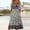 Dark Gray, variant on Zorckvet with Pockets Dresses for Women Flowy Dressy Loose Crewneck Fashion Womens Dress Floral Print