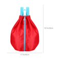 thumbnail image 3 of Mochila Deportiva Ligera y Plegable para Exterior | Mochila Unisex para Uso Diario con Cierre de Cordón | Bolsa Resistente al Agua | Impresión Personalizable | 17x8x1 cm | Viajes, Escuela, Gimnasio, 3 of 6