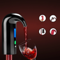thumbnail image 3 of Thsinde Aireador de vino eléctrico Decantador Dispensador automático de vino Filtro Aireación Vertedor - [Carga USB] (El negro) Decantador electrónico + Abrebotellas de presión de aire portátil ACTIVE Biensenido a ACTIVE, 3 of 3