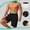 Black, variant on BRGZLK Men Swim Trunks 2026 Solid Color Pull On Soft Lounge Drawstring Elastic Waist Shorts Quick Dry Comfortable Breathable Swim Shorts with Pockets for Summer Beach Green M
