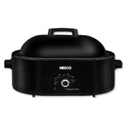 NESCO 18-Qt 1,450-Watt Roaster with Porcelain Cookwell, Black