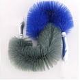 thumbnail image 4 of Flexible Fan Dusting Brush (Non-disassembly Cleaning),Fan Brush,Bendable Dusting Brush, Microfiber Dust Collector, Electric Fan Cleaner, Fan Cleaning Brushes,Blue+Gray+Gloves, 4 of 7