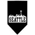 thumbnail image 2 of Pet and Dog Bandana Screen Printed, "Seattle Skyline", 2 of 10