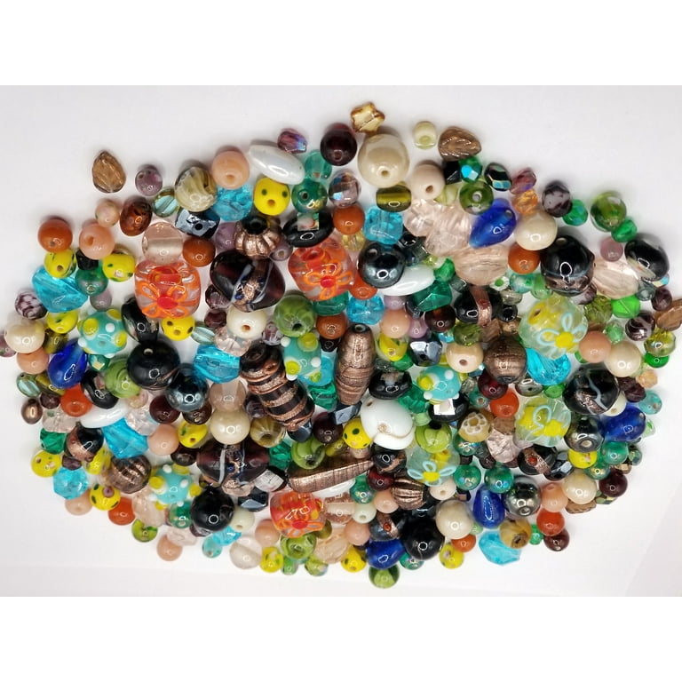 Mixed glass beads in bulk discount