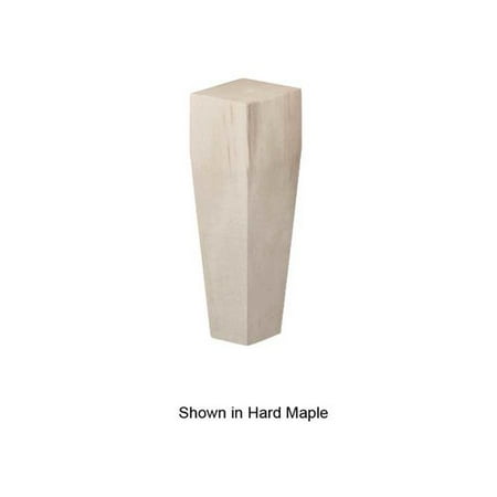 Cherry Bun Foot - Brown Wood Square Tapered Bun Foot Unfinished Cherry 01705610CH1