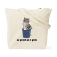 thumbnail image 2 of CafePress - Tabby Cat Photo Tote Bag - Unisex Canvas Tote Bag, Beige, 1-Piece, 2 of 8