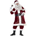 thumbnail image 1 of Disfraz de cosplay de Papá Noel, edición de lujo, traje de actuación para pareja con baile navideño, 1 of 5
