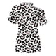 thumbnail image 4 of Fiudx Ofertas Flash Del Día Solo En Línea Mujer Verano Cuello Redondo Manga Corta Estampado Sin Tirantes Camiseta Tops Blusas, 4 of 5