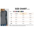 thumbnail image 3 of Mafulus Womens Long Sleeve T-Shirts Color Block Striped Causal Round Neck Tunic Tops Blouse, 3 of 3