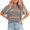 3-Grey, variant on Vintage Halloween Graphic Tees Spooky Island Print T-shirts Disco Skull Casual Tops Short Sleeve 90s Cotton Shirts for Daily Outfits