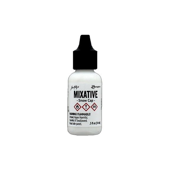 Ranger THoltz Alcohol Ink Mixative .5oz Snow Cap