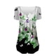 thumbnail image 2 of Gibobby Playera de Verano para Mujer Camiseta manga corta con estampado floral para mujer Verano(Verde,CH), 2 of 4