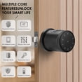 thumbnail image 3 of Smart Fingerprint Door Lock, 5 in 1 Smart Fingerprint Door Knob with Keypad, App Control, IC Card,Auto Lock, Biometric Door Knob with Lock for Bedroom, Apartment, Garage, Home & Office, 3 of 11