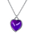 thumbnail image 4 of Mood Pendant Necklaces Adorable Ornament Accessory Charms Shimmer Color Changing Hugo Collares pendientes, 4 of 8