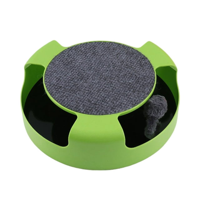 Taquineries pour Chats avec Tapis à Griffer avec Piste Circuit Interactif Multicolore avec Piste Chats