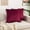 Burgundy, variant on Velvet Soft Solid Decorative Square Throw Pillow Covers 20 x 20 Inch Dusty Rose Pink