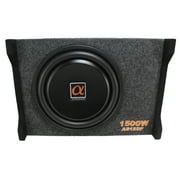 Alphasonik 12 Subwoofer with Enclosure Down Firing 4 Ohm Sub Shallow AS12DF