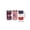 3PC-A, variant on 4th of July Star Flag Electronic Candle Lamp - Simulation Flame Decorative Light Soft Glowing Ambience Lamp for Independence Day Home Indoor Holiday Atmospheres Decoration