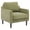 Linen | Green, variant on Mid-Century Modern Accent Chairs,Modern Linen Fabric Armchair for Living Room,Comfy Sofa Chairs with Scooped Arms,Upholstered Living Room Chairs Reading Chair High Back for Office/Bedroom