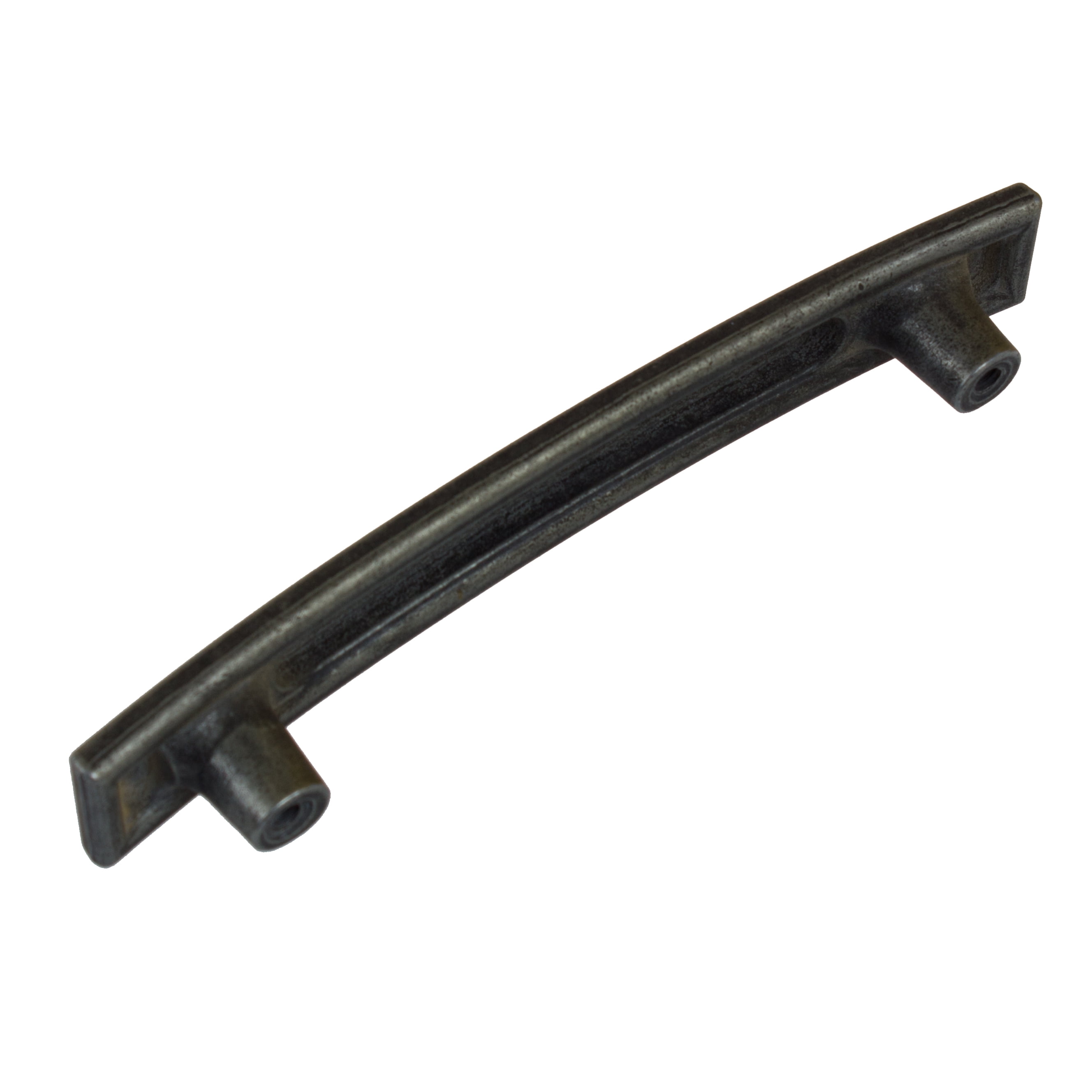GlideRite 3.75 in. Center Hammered Mission Style Pulls Cabinet Hardware Handles, Antique Brass, Pack of 10