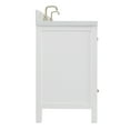 thumbnail image 4 of ARIEL Cambridge 66 Inch Double Oval Sink Bathroom Vanity With Carrara White Quartz Countertop 1.5 Edge In White, 4 of 7