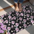 thumbnail image 4 of Pioneer Flower Floral Print Pattern Door Rugs,Washable Non Slip Door Mats Indoor,Decorative Door Mats,Entry Mat Indoor for Entrance,Bedroom,Kitchen,Bathroom,20"x32", 4 of 6