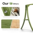 thumbnail image 3 of Ktaxon Heavy Duty Swing Frame, 1000lb Capacity A-Frame Stand for Indoor Outdoor Use, Olive Green, 3 of 10
