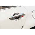 thumbnail image 3 of 8 pour Kia Forte K3 2014-2018 Acier Chromé Poignée Extérieure Couvre-Moulement, 3 of 4