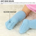 thumbnail image 6 of Spencer Baby Toddler Socks with Grippers Non Slip Ankle Crew Socks Kids Boys Girls Warm Thick Fuzzy Socks for Infants 0-36 Months "Yellow", 6 of 8