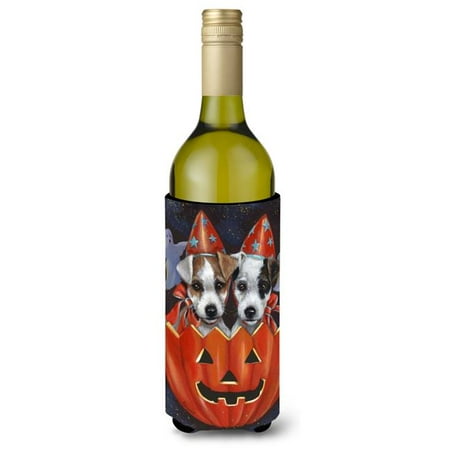 

24 oz Jack Russell Terrier Halloween Wine Bottle Hugger