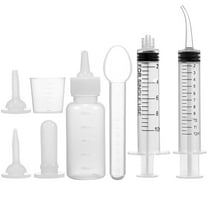 Supvox 1 Set Small Animal Feeding Bottle Transparent PP Nursing Feeding for Rabbits