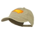 thumbnail image 2 of North Carolina State Map Embroidered Cap - Khaki OSFM, 2 of 5