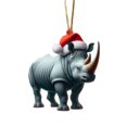 thumbnail image 1 of Personalized Christmas Cow Ornaments Cow Ornaments For Christmas Tree Cute Cow Theme Christmas Tree Hanging Decoration Acrylic Cow Shape Christmas Decorations For Holiday, 1 of 4