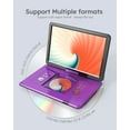 BOIFUN Portable DVD Player with 15.6" Large HD Screen, 6 Hours
