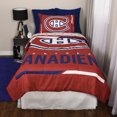 thumbnail image 3 of NHL Montreal Canadiens Leafs 4-Piece Twin Bedding Set, 3 of 9