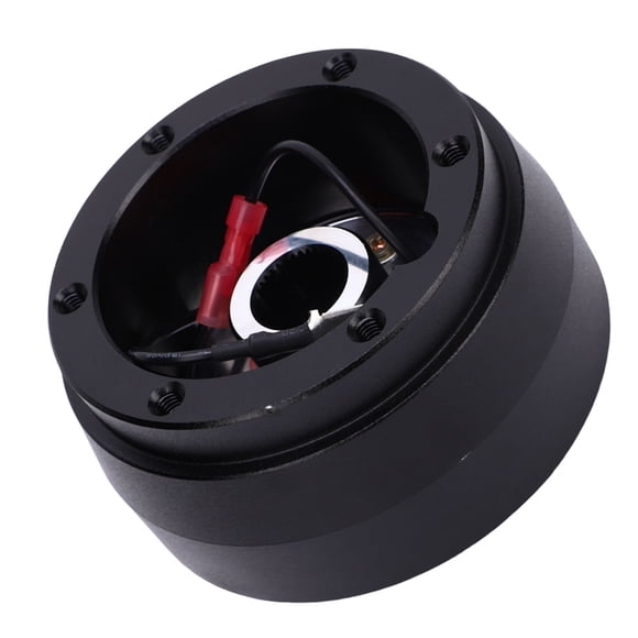 Metal Steering Wheel Hub Adapter Kit, Steering Wheel Hub Adapter Black Oxidation Coating 142H for Vehicle Replacement for Datsun 510 620 720 240Z 260Z 280Z
